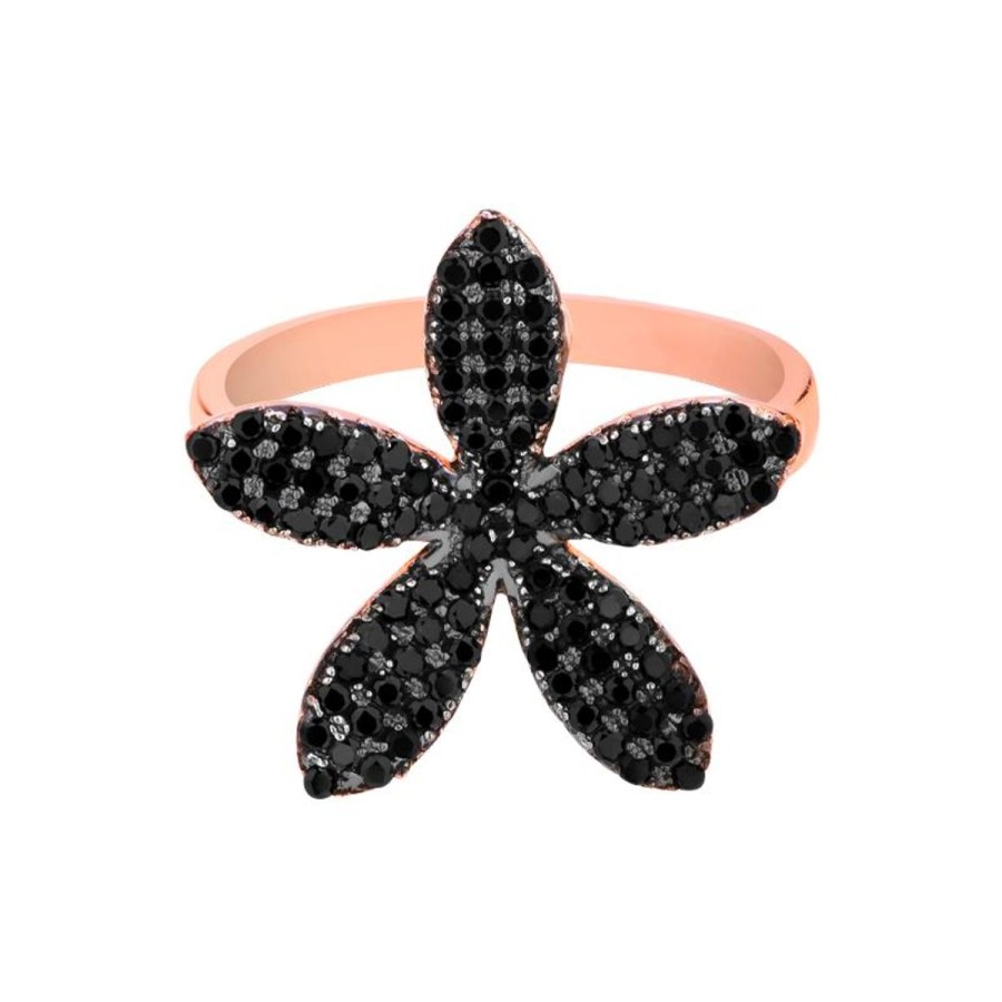 Pierscionki Selfie Jewellery | Pierscionek Lily Black Rose -