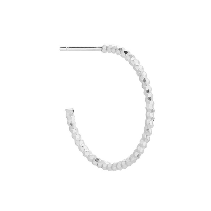 Kolczyki Selfie Jewellery | Kolczyk Dazzling Hoop Large Silver -