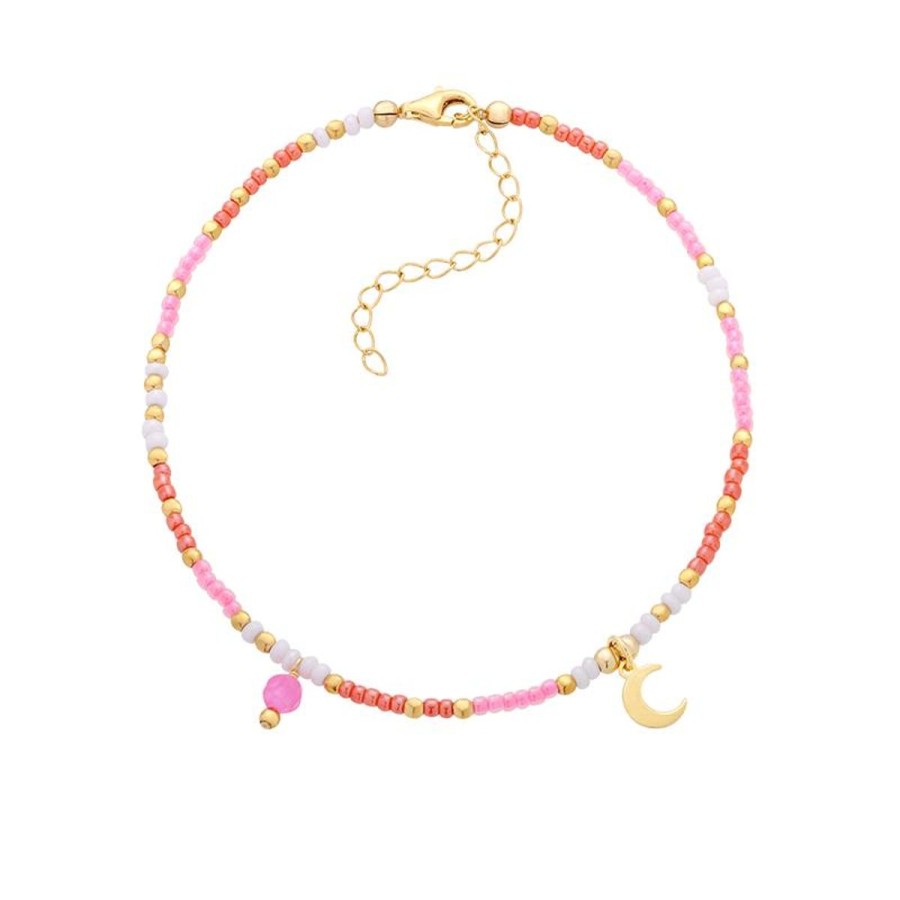 Bransoletki Selfie Jewellery | Bransoletka Na Kostke Peach & Berries -