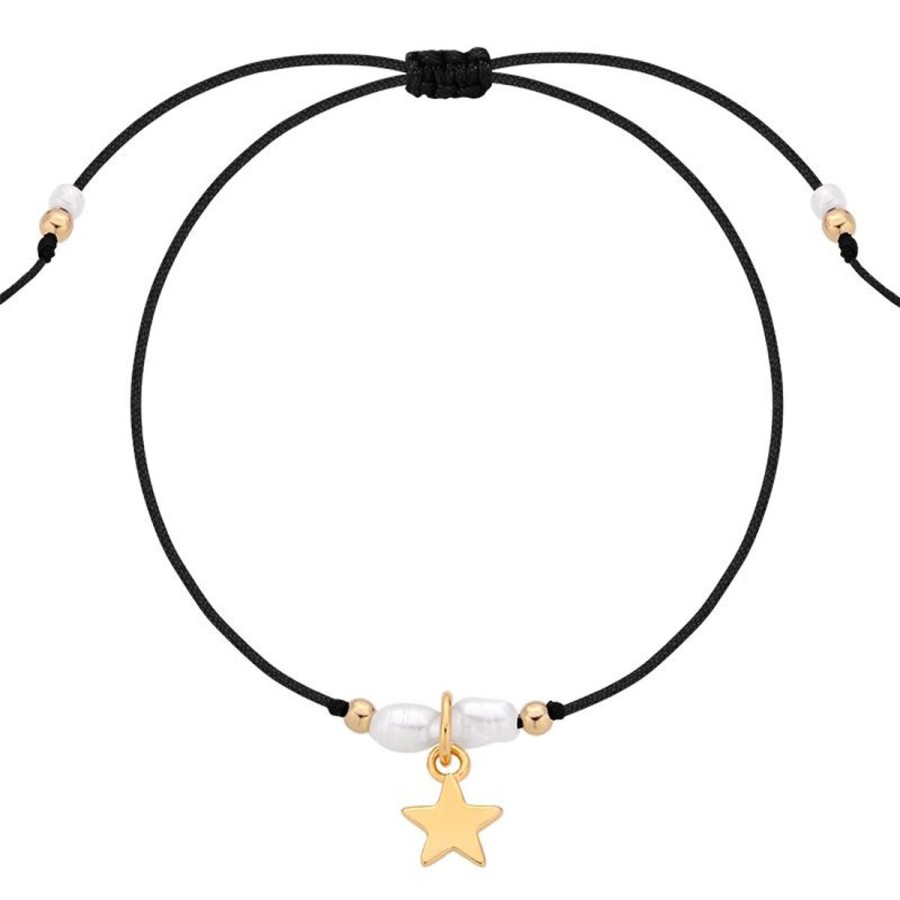 Bransoletki Selfie Jewellery | Bransoletka Falling Star Black -