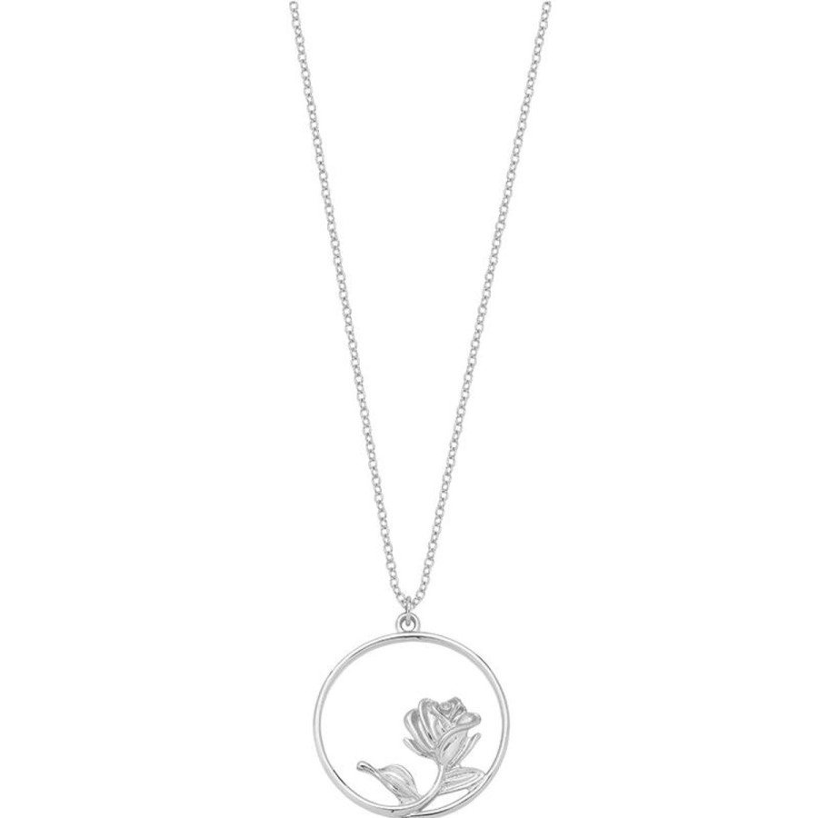 Naszyjniki Selfie Jewellery | Naszyjnik Eternal Rose Silver -