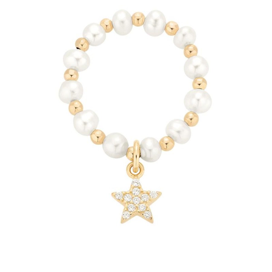 Pierscionki Selfie Jewellery | Pierscionek Z Perlami Pearl Dream -