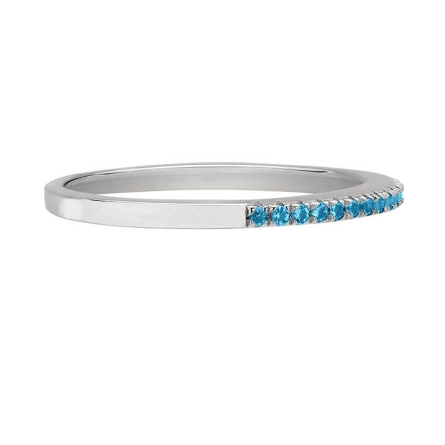 Pierscionki Selfie Jewellery | Pierscionek Half Blue -