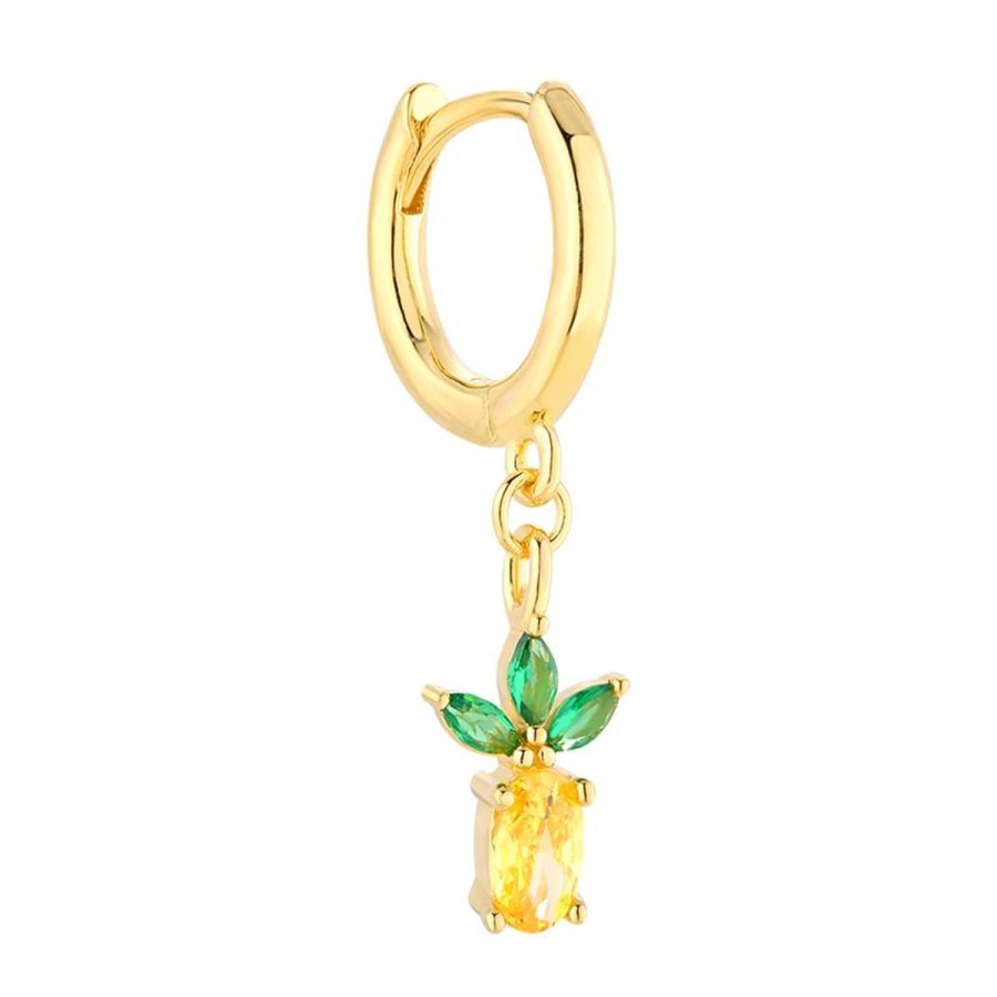 Kolczyki Selfie Jewellery | Kolczyk Pineapple Gold -