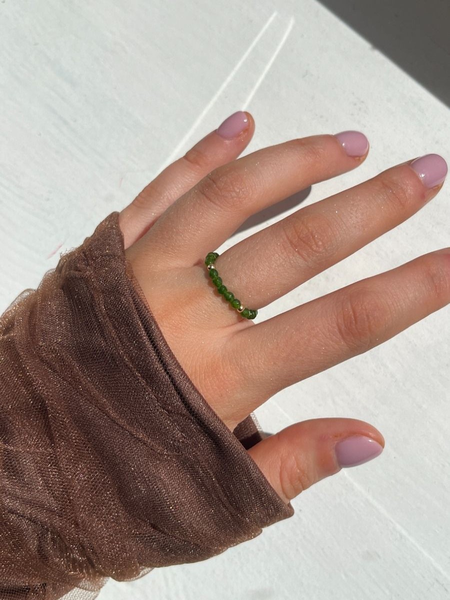 Pierscionki Selfie Jewellery | Pierscionek Green Jump -