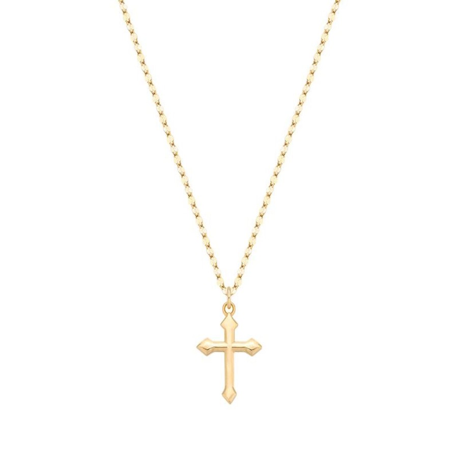 Naszyjniki Selfie Jewellery | Naszyjnik New Charm Gothic Cross Gold -