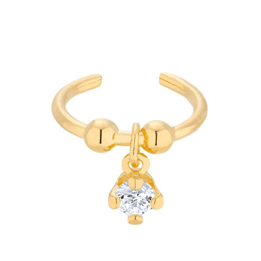 Kolczyki Selfie Jewellery | Kolczyk Top Flare Gold -