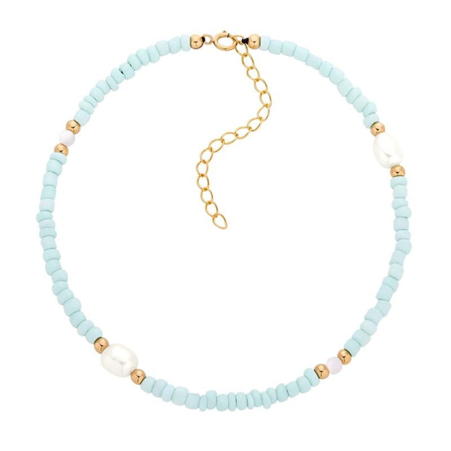 Bransoletki Selfie Jewellery | Bransoletka Na Kostke Ocean Diva Blue -