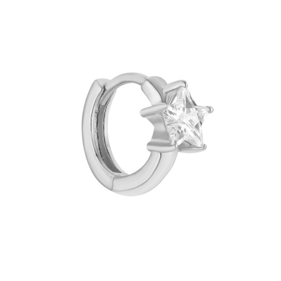 Kolczyki Selfie Jewellery | Kolczyk Cutie Star Piercing Silver -