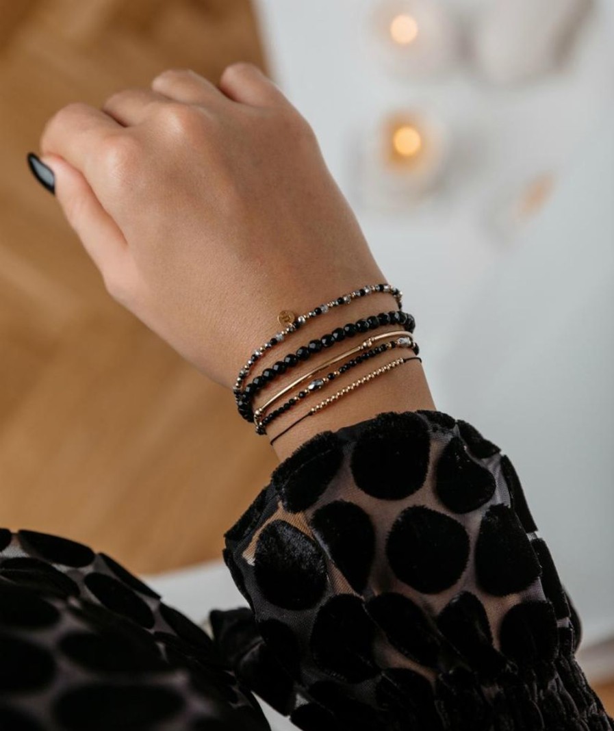 Bransoletki Selfie Jewellery | Bransoletka Casual Black -