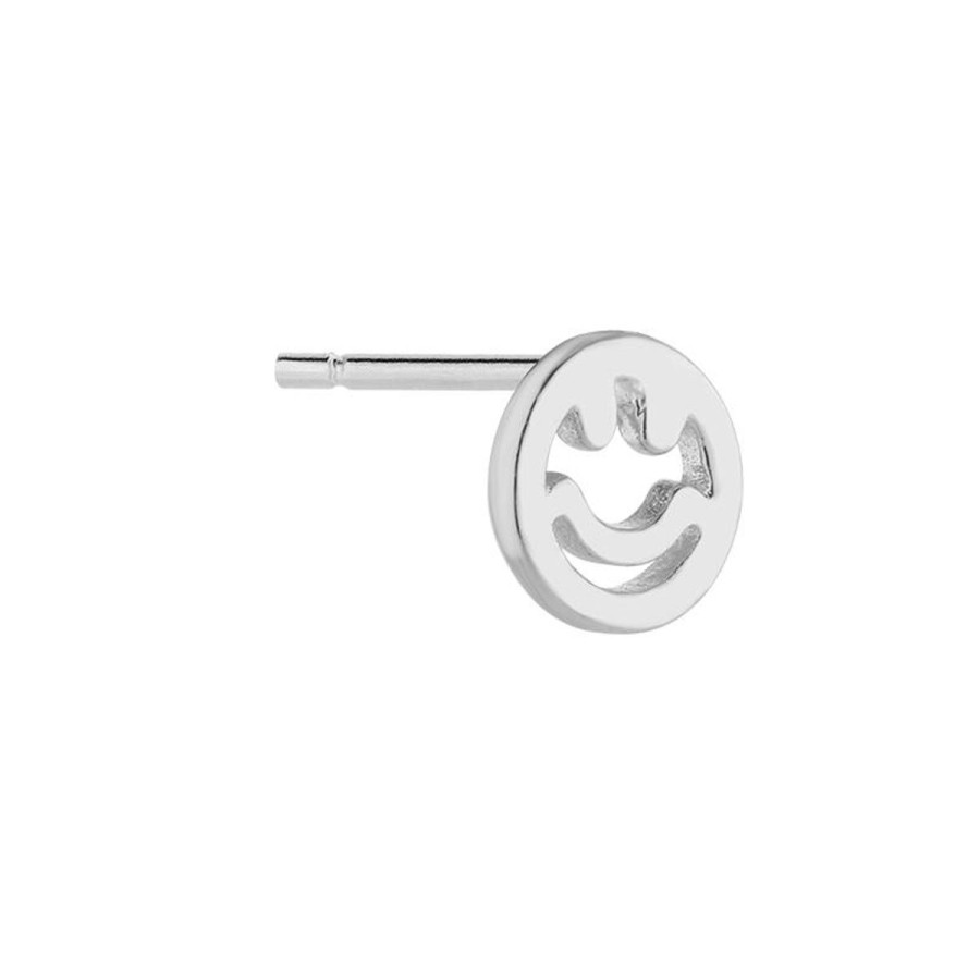 Kolczyki Selfie Jewellery | Kolczyk Mini Smile Silver -