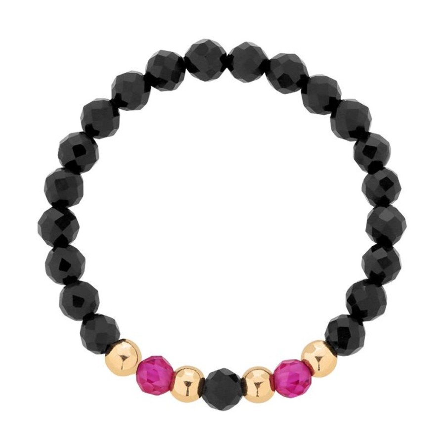 Pierscionki Selfie Jewellery | Pierscionek Elastyczny Exotic Cocktail Black&Rose -